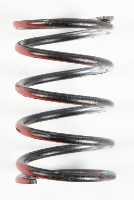 COMET 209677A Silver and Red Spring for Mechanical Applications