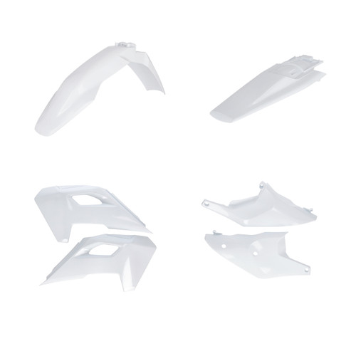 ACERBIS Plastic Kit Hus White - Part 2986648211 for Motorcycle Restoration