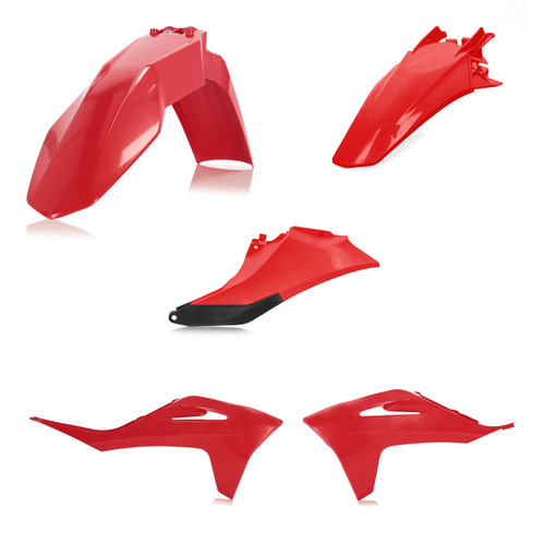 ACERBIS Plastic Kit Gas Red - Part Number 2872800004 for Off-Road Vehicles