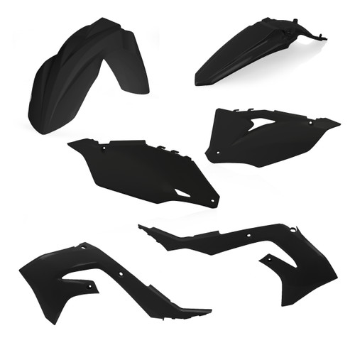 ACERBIS Plastic Kit Black for Motorcycle - Part Number 2736280001