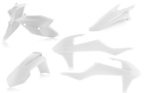 ACERBIS Plastic Kit White for Motorcycle - Part Number 2634060002