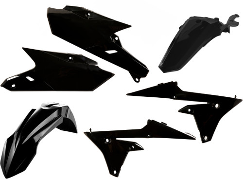 ACERBIS Plastic Kit Black - Part 2449630001 for Motorcycle Restoration
