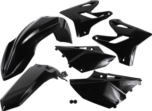 ACERBIS Plastic Kit Black - Part Number 2402970001 for Motorcycle Body Restoration