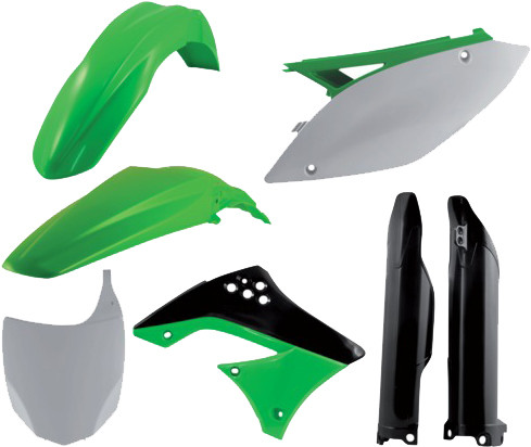 ACERBIS Plastic Kit Green for Motorcycle - Part 2198060145
