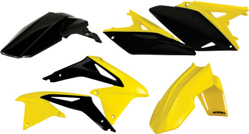 ACERBIS Plastic Kit Yellow - Part Number 2171904584 for Motorcycle Fender and Panel Replacement