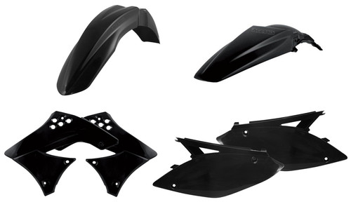 ACERBIS Plastic Kit Black - Part Number 2141770001 for Motorcycle Restoration and Customization