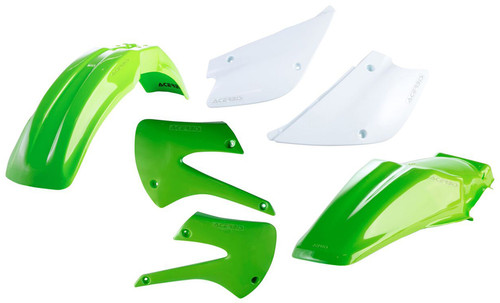 ACERBIS Plastic Kit Green - Part Number 2041090206 for Off-Road Vehicles