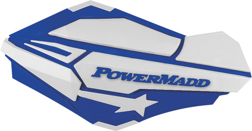 POWERMADD Sentinel Handguards (Blue/White) - Part Number 34421