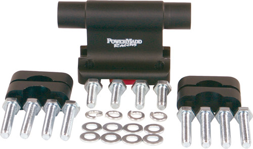 POWERMADD Pivot S/M Adapter for Polaris - Converts Flat Steering Post to Pivot Style with 11/4" Bar Rise