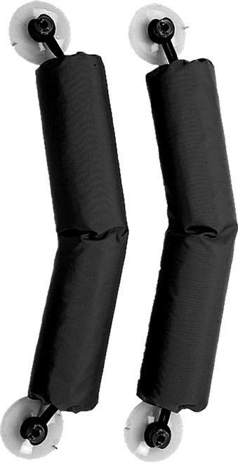 Kwik Tek PWC Bumpers 2-Pack - 18 Inch Nylon Covered Bumpers with Suction Cups for Personal Watercraft and Party Barges