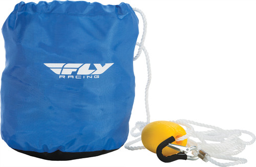 Fly Racing Heavy Duty Anchor Bag Blue with Spring-Loaded Hook and Neoprene Guard