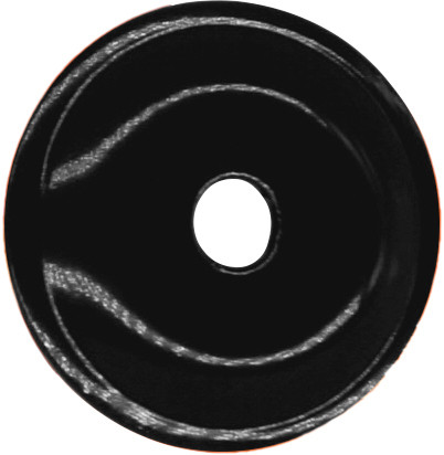 WOODYS ARG-3810-48 Round Grand Digger Support Plates, 48 Pack in Black