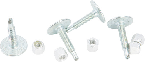 WOODYS Grand Master Silver Studs 1.450 inch 84-Pack for Single Ply Tracks