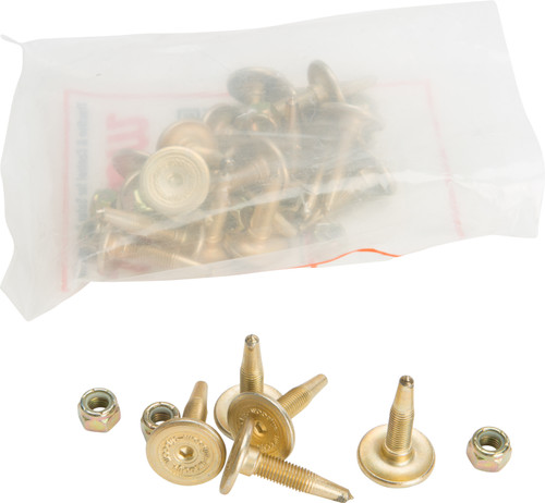 Woodys Gold Digger Carbide Traction Master Stud 1.175 inch - 24 Pack for Enhanced Snowmobile Traction