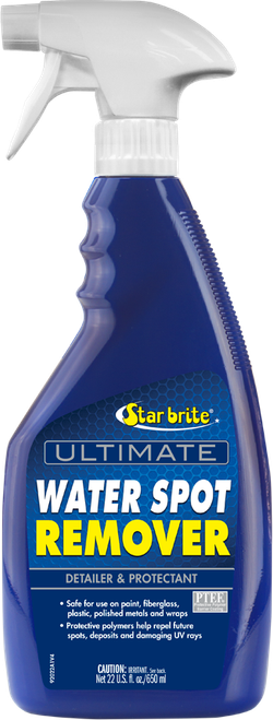 Star Brite Water Spot Remover 22oz - Effective Stain and Water Spot Removal for Fiberglass, Metal, and Painted Surfaces