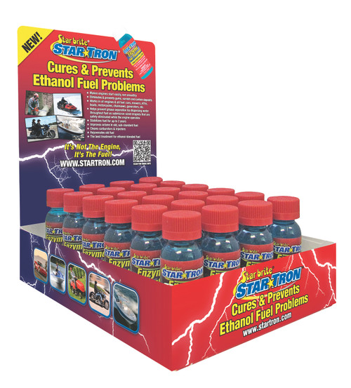 Star Brite Enzyme Fuel Treatment 1 oz - 24 Pack with Counter Display