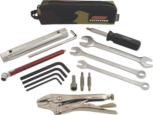 CRUZ TOOLS Speed Kit DMX - Compact Off-Road Powersports Tool Set with Wrenches, Pliers, and Tire Gauge