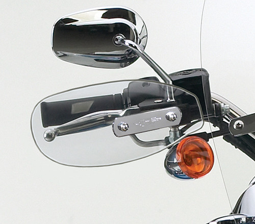 NATIONAL CYCLE N5543 Hand Deflector Clear for Motorcycle Wind Protection