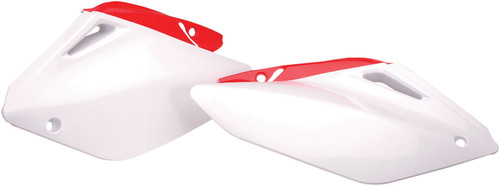 ACERBIS 2043290002 Side Panels White for Motorcycle - Durable Plastic Kit with Original Factory Shape