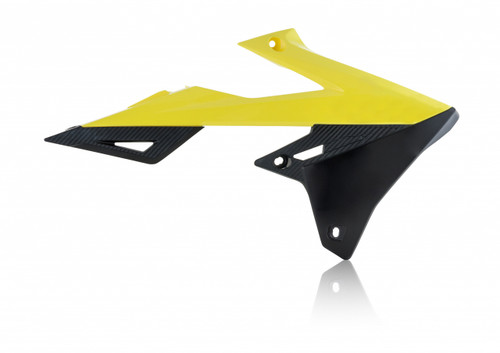 ACERBIS Radiator Shrouds in Yellow and Black - Part Number 2686491017