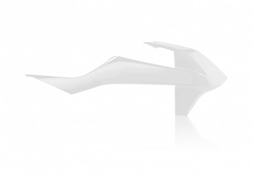 ACERBIS Radiator Shrouds - White, Part Number 2685960002