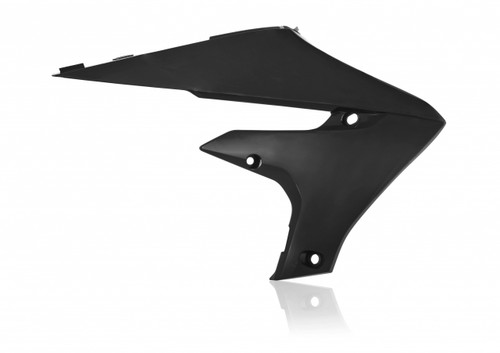 ACERBIS Radiator Shrouds Black Part 2685870001 for Motorcycle Cooling System