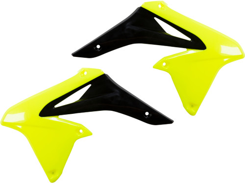 ACERBIS Radiator Shrouds Fluorescent Yellow and Black - Part 2171915137