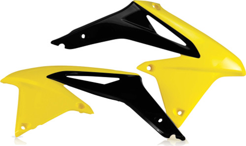 Acerbis Radiator Shrouds in Yellow - Part 2113861017 for OEM Fit and Easy Installation