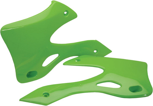ACERBIS Radiator Shrouds - Green, Part Number 2071340006