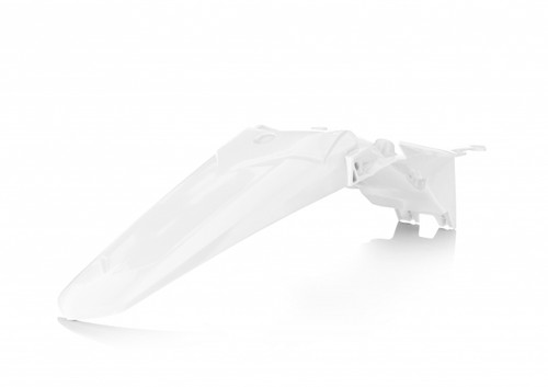 ACERBIS Rear Fender White - Part Number 2685890002 for Motorcycle Protection
