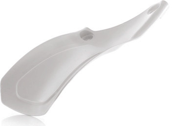 Acerbis Mud Flap White for Enhanced Rear Shock Protection