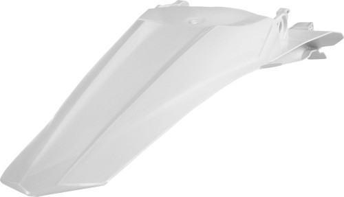 Acerbis Rear Fender White - Part 2319620002 for Enhanced Motorcycle Protection