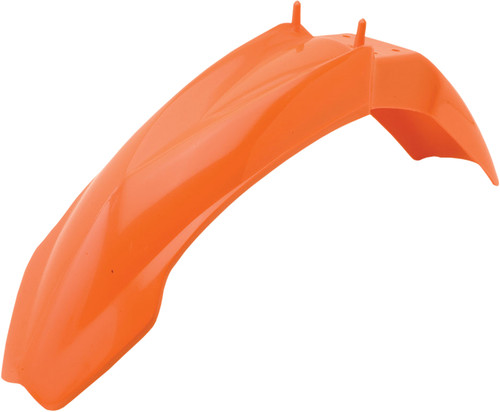 Acerbis Front Fender Orange - Part 2253070237 for Enhanced Motorcycle Protection