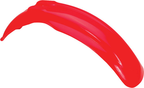 ACERBIS Front Fender Red - Part 2040250236 for Enhanced Motorcycle Protection