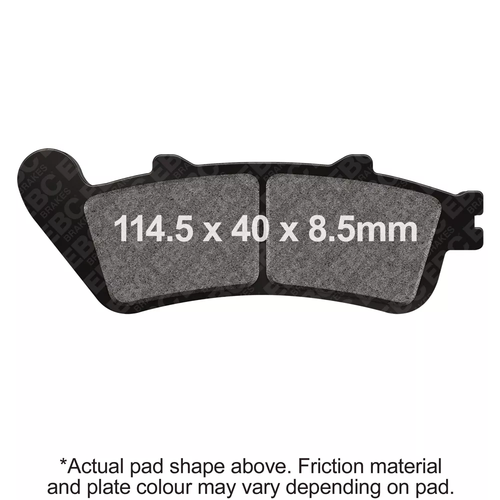 EBC Double-H Sintered Superbike Brake Pads (Part FA725HH)