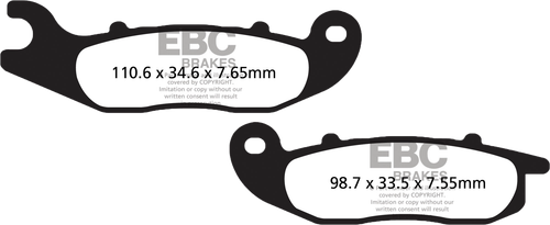 EBC Double-H Sintered Superbike Brake Pads SFA693HH for High-Performance Street and Sport Riding