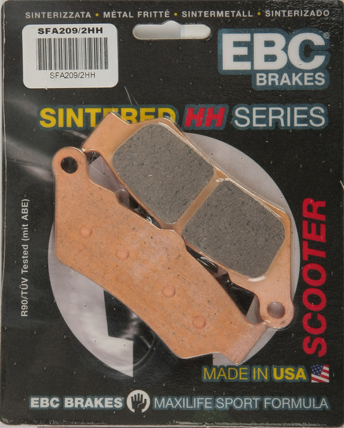 EBC Double-H Sintered Superbike Brake Pads SFA209/2HH for High-Performance Street and Sport Riding