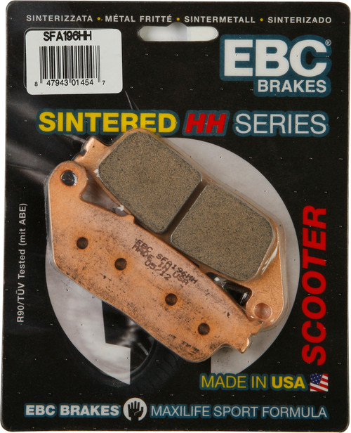 EBC Double-H Sintered Superbike Brake Pads SFA196HH for High-Performance Street and Sport Riding