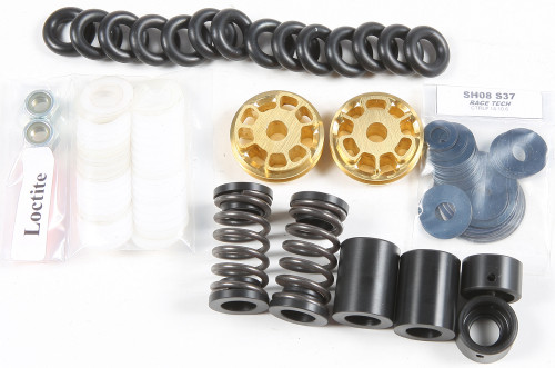 Race Tech Gold Fork Valve Kit FMGV S3701C for Enhanced Motorcycle Suspension Performance