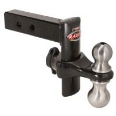 Trimax TRZ6PB Deluxe Powder Coat Black Forged Steel Adjustable Hitch