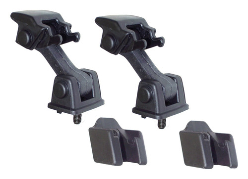 Crown Automotive Jeep Hood Catch Kit - Black, Part Number 55176636K2