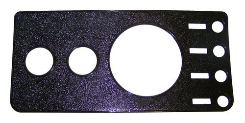 Crown Automotive Vintage Jeep Dash Overlay Panel - Black Part 5457117NR
