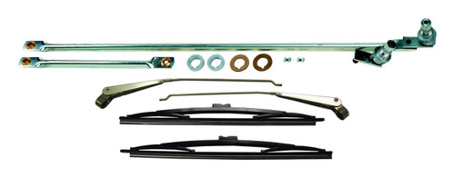 Crown Automotive Vintage Jeep Wiper Linkage Master Kit - Chrome (Part #5453958KM)