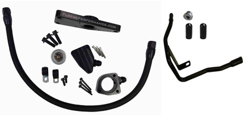 Fleece Performance Cummins Coolant Bypass Kit (2003-2005 Auto Trans) - FPE-CLNTBYPS-CUMMINS-0305