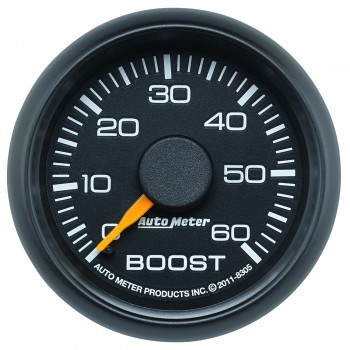 Autometer Products GAUGE BOOST 2 1/16 in 60 PSI Mechanical GM Factory Match - Part 8305