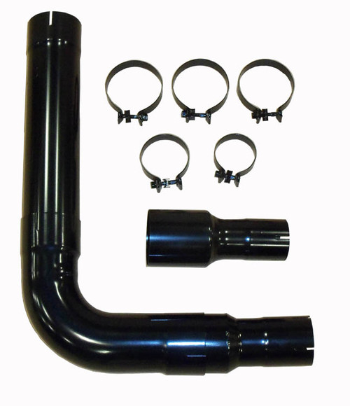 Pypes Performance Exhaust STD006B 5-Inch Single Stack Kit - Black Finish