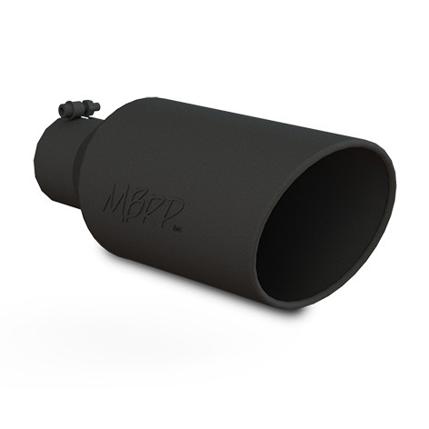 MBRP Inc. T5126BLK Black Coated Tip for Universal Exhaust Systems, 7-Inch Outer Diameter