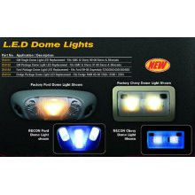 Recon Lighting Ford Dome Light Set LED Replacement for Ford F-150 2004-2014 and SVT Raptor 2009-2015
