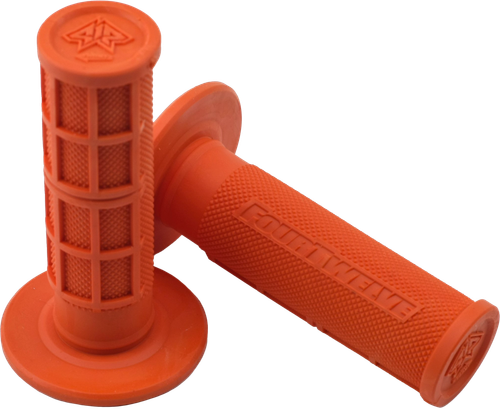 FOUR TWELVE Pee Wee / Pit Bike Mini Grips 7/8 inch Orange, Part Number 412-G204