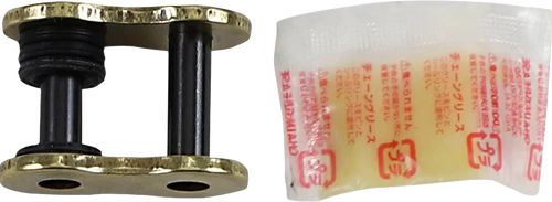 RK EXCEL 520MAXZ-RL-G Master Link with Rivet for 520 Chain - Gold Finish